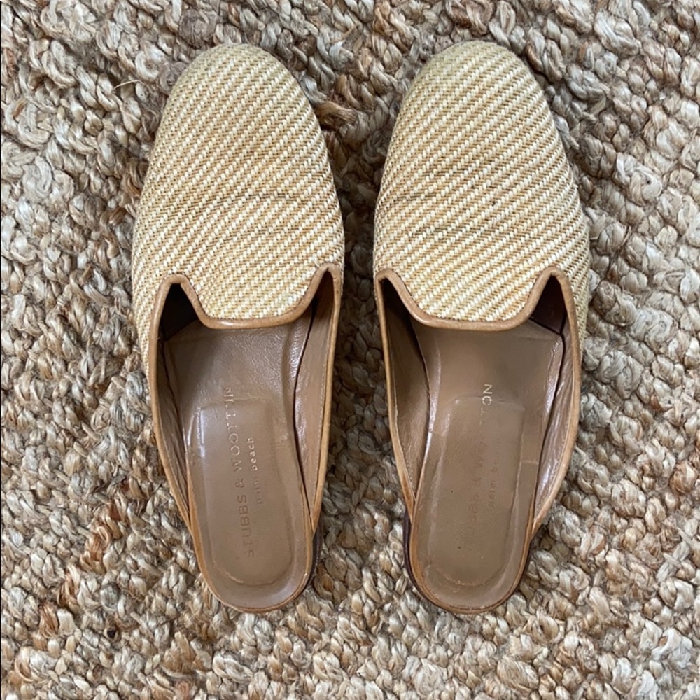 Stubbs & Wotton woven slides